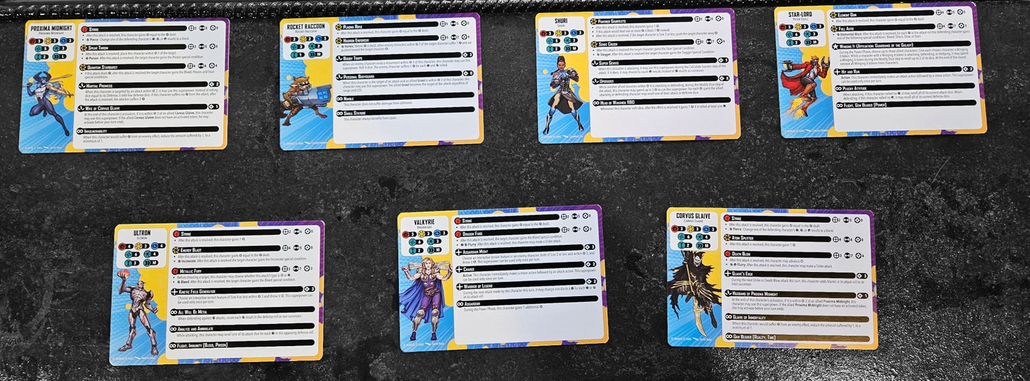Card Pack 2 - 2021 Update - MCP - Marvel Crisis Protocol