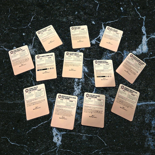 2025 POKER SIZE Crisis Card Pack - 32 Cards Included - Map Layouts Inside - Original Small Size - MCP - Marvel Crisis Protocol