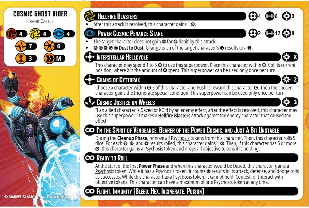 Cosmic Ghost Rider - 2024 Update/Errata