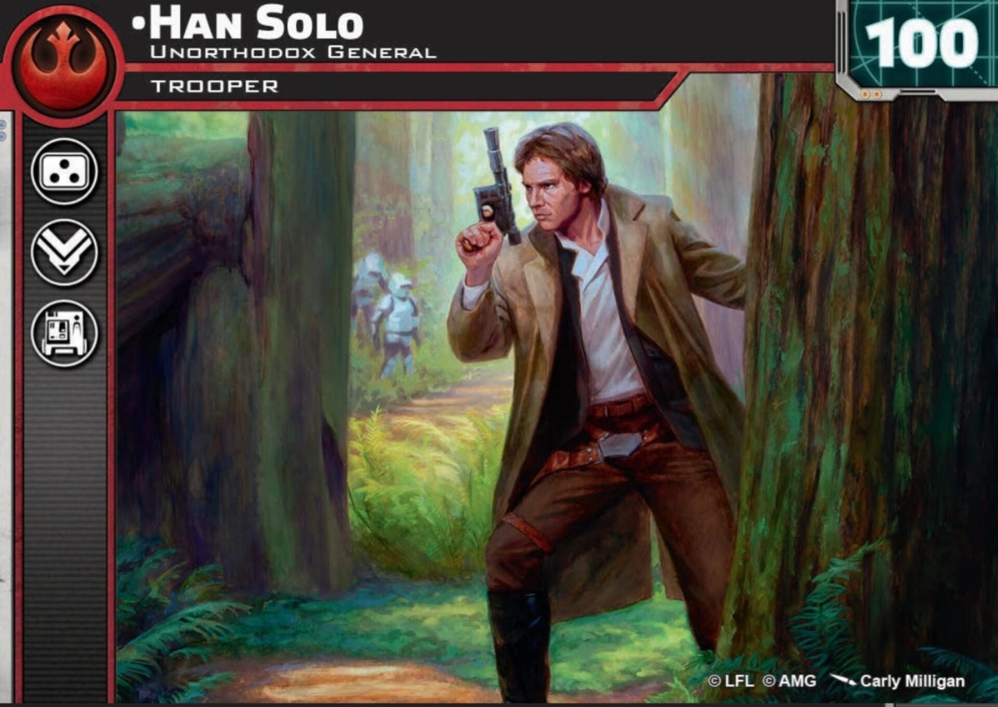 2025 Rebel Alliance - 185 Cards Included - Star Wars Legion - Unit Player, Upgrades, & Command Cards -