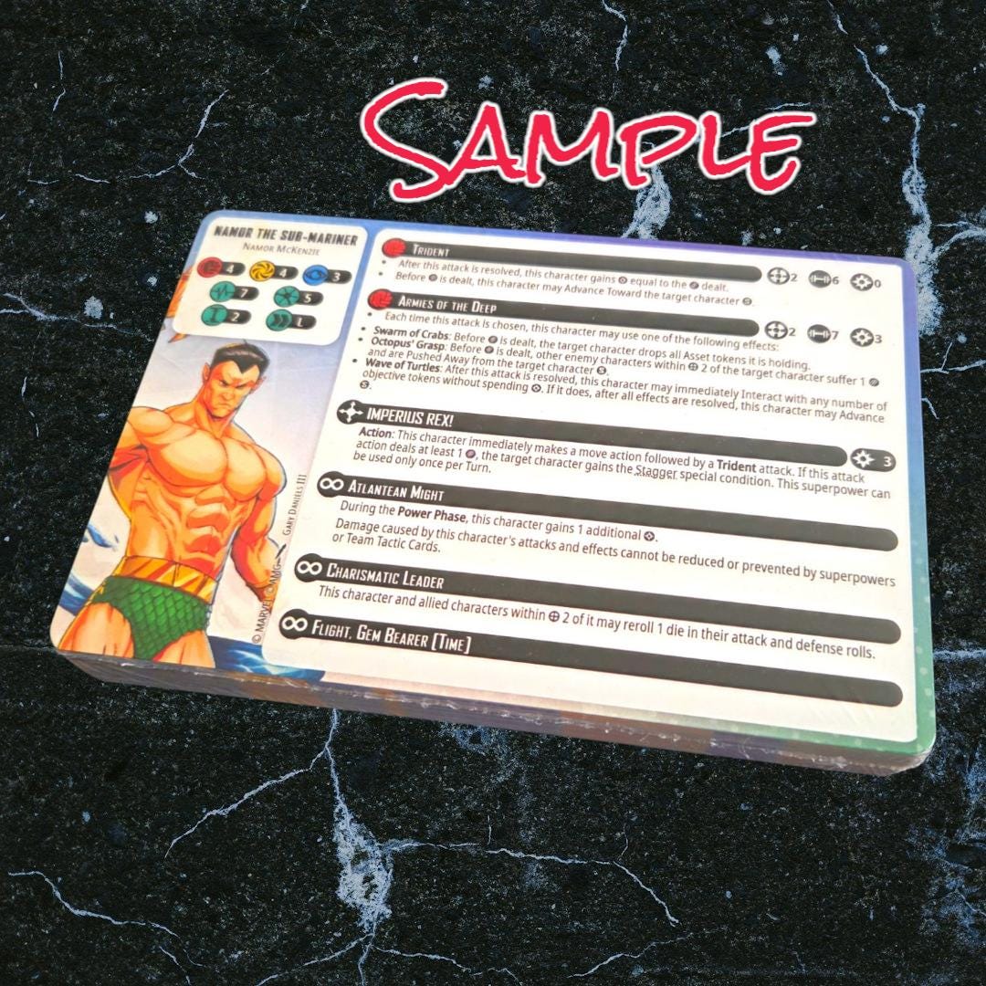 Card Pack 4 - Expansion Pack - MCP - Marvel Crisis Protocol