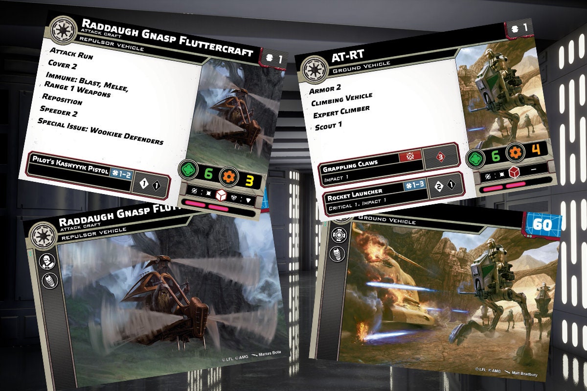 Galactic Republic - Star Wars Legion - 2024 Unit Player, Upgrades, & Command Cards - 99 Cards Included