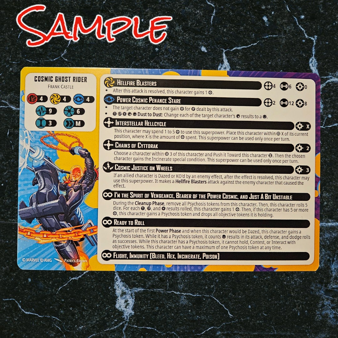 Cosmic Ghost Rider - 2024 Update/Errata