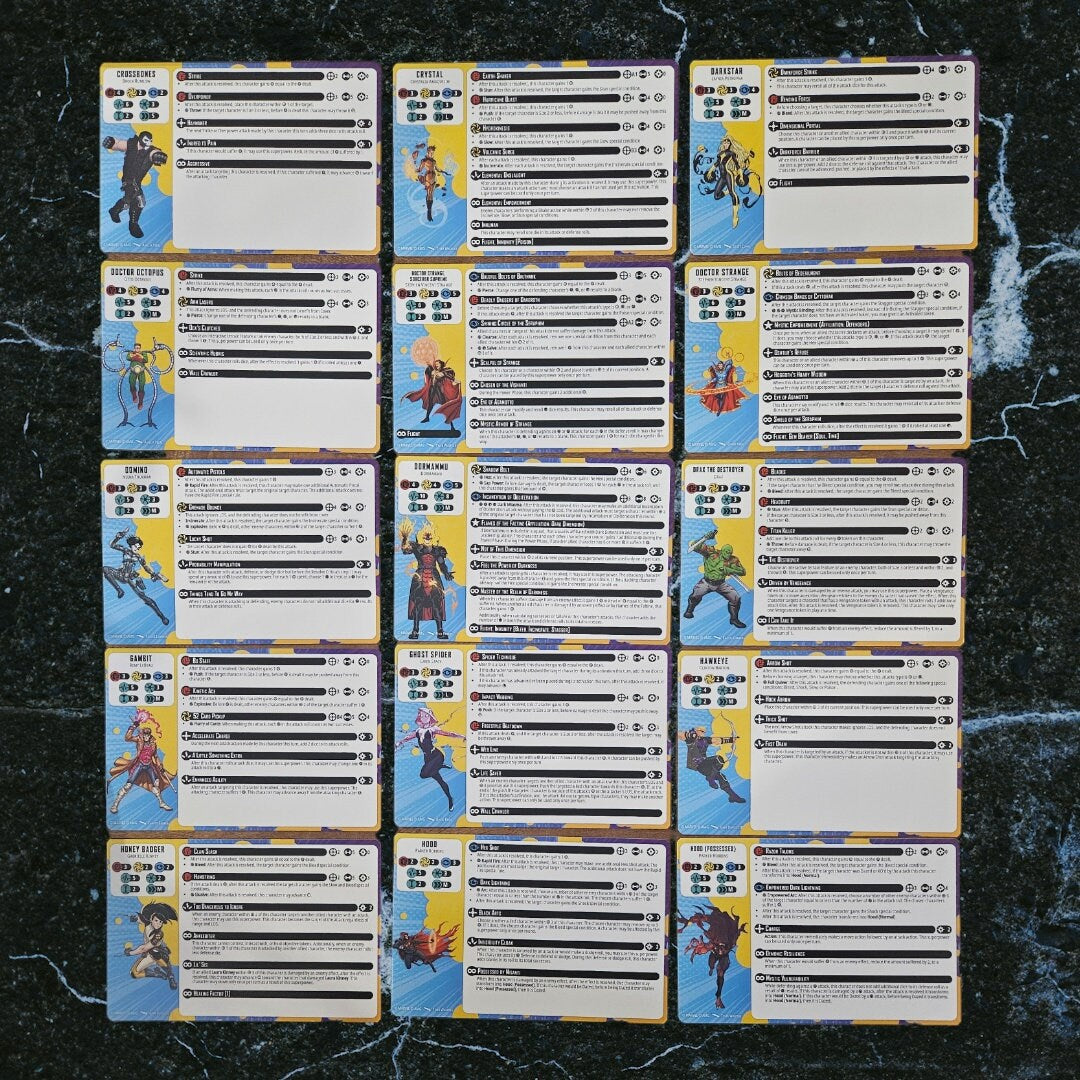 Card Pack 3 - Expansion Pack - Vertical to Horizontal- MCP - Marvel Crisis Protocol