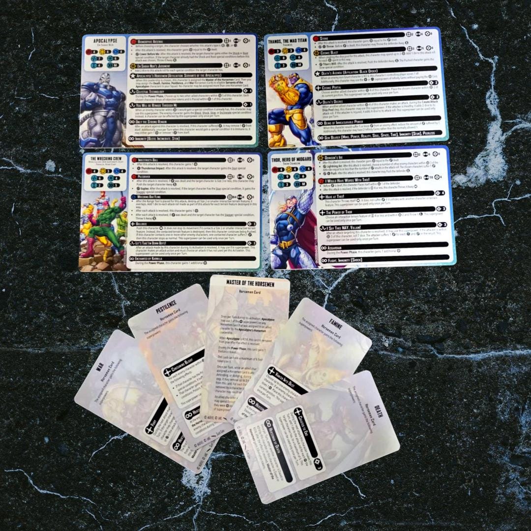 Card Pack 6 - Expansion Pack - MCP - Marvel Crisis Protocol