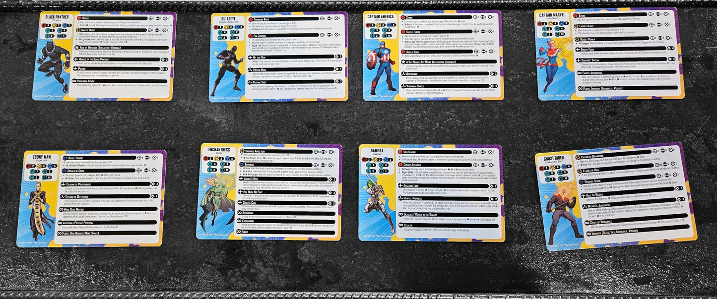 Card Pack 2 - 2021 Update - MCP - Marvel Crisis Protocol