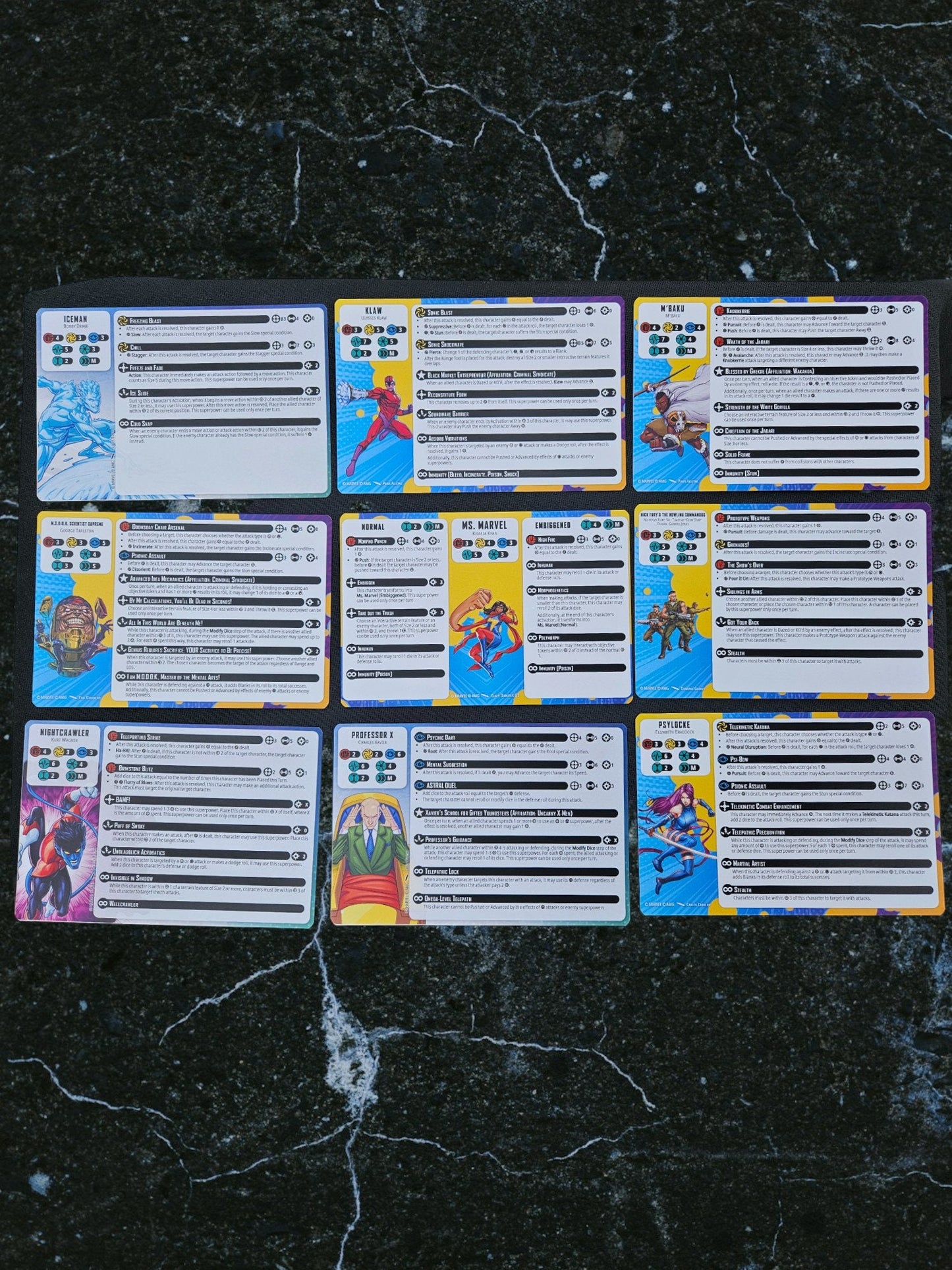 Card Pack 4 - Expansion Pack - MCP - Marvel Crisis Protocol