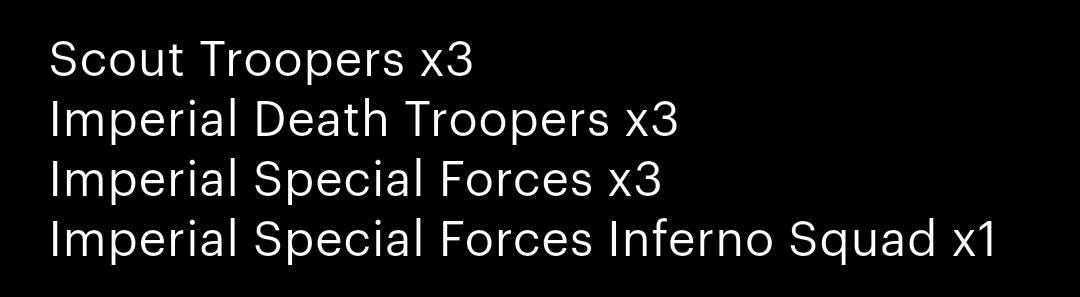 2025 Galactic Empire - 206 Cards - Star Wars Legion - Unit, Command, and Upgrade Cards