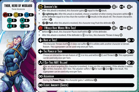 Thor, Hero of Midgard - 2025 Update/Errata