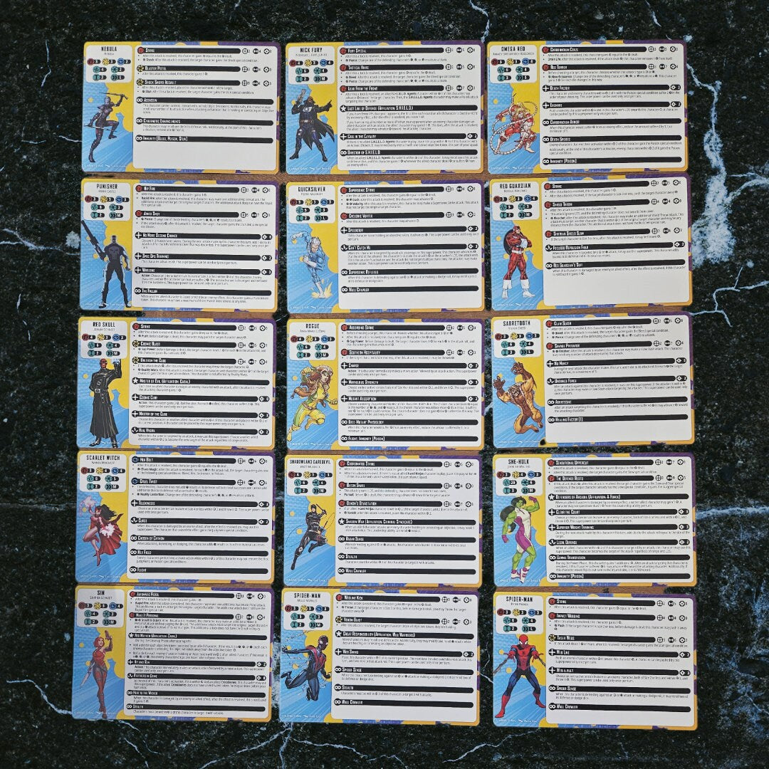 Card Pack 3 - Expansion Pack - Vertical to Horizontal- MCP - Marvel Crisis Protocol