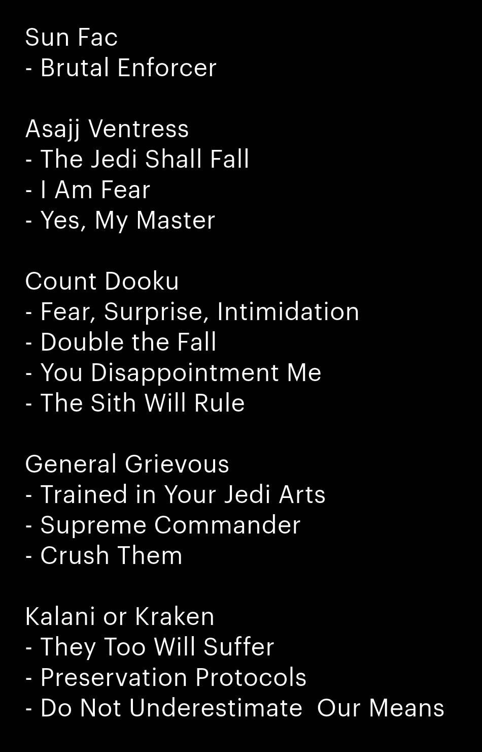 2025 Confederacy of Independent Systems - 182 Cards Included Star Wars Legion - Unit Player, Upgrades, & Command Cards