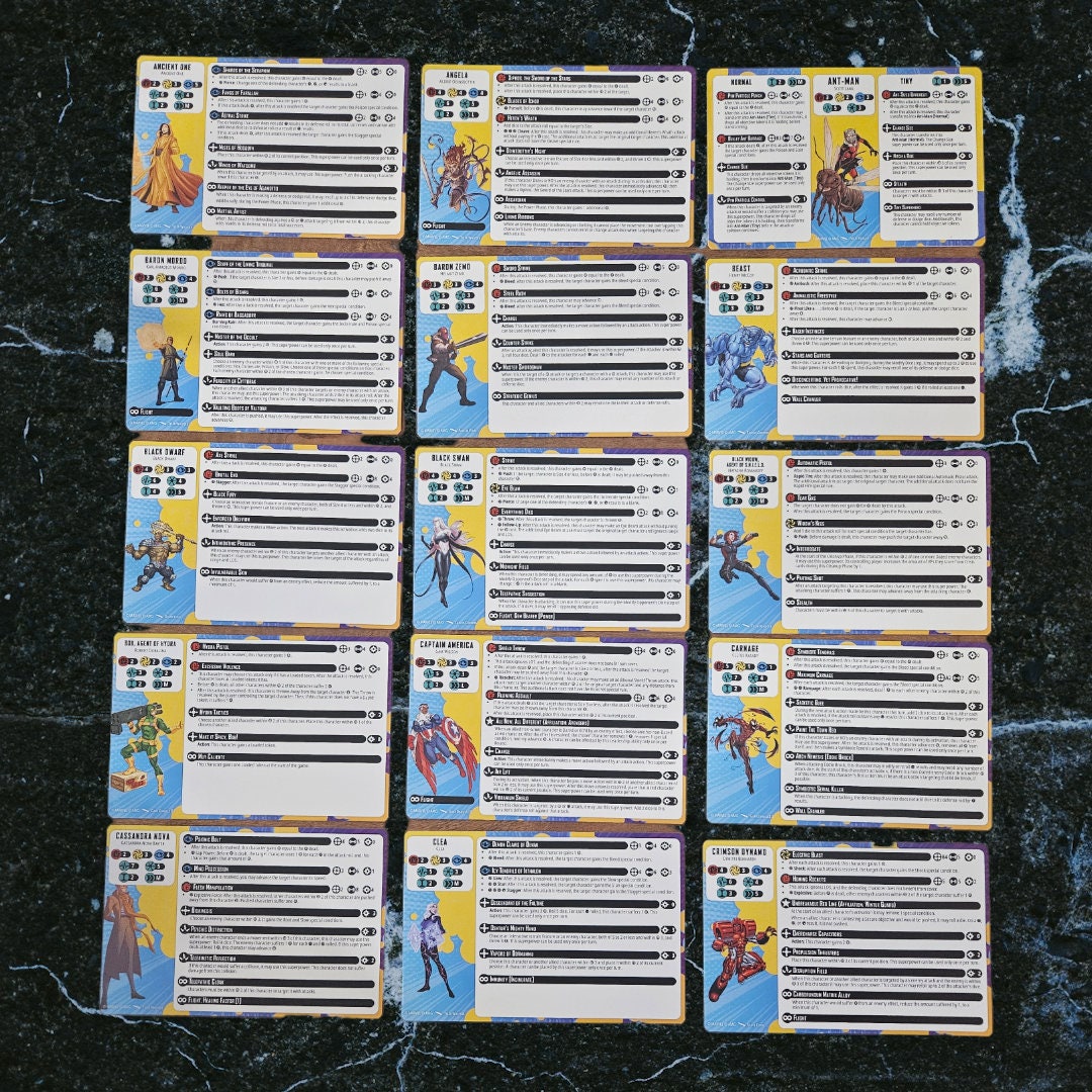 Card Pack 3 - Expansion Pack - Vertical to Horizontal- MCP - Marvel Crisis Protocol