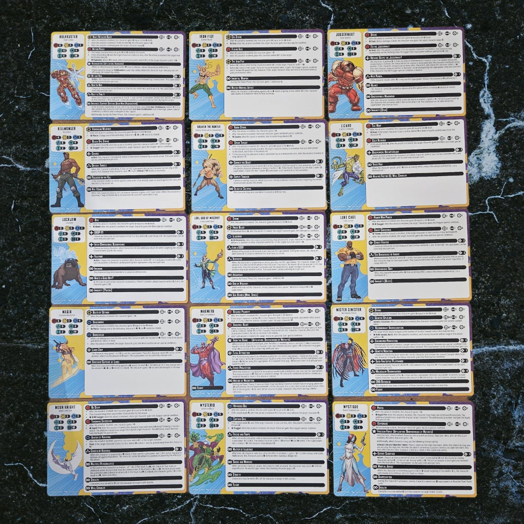 Card Pack 3 - Expansion Pack - Vertical to Horizontal- MCP - Marvel Crisis Protocol