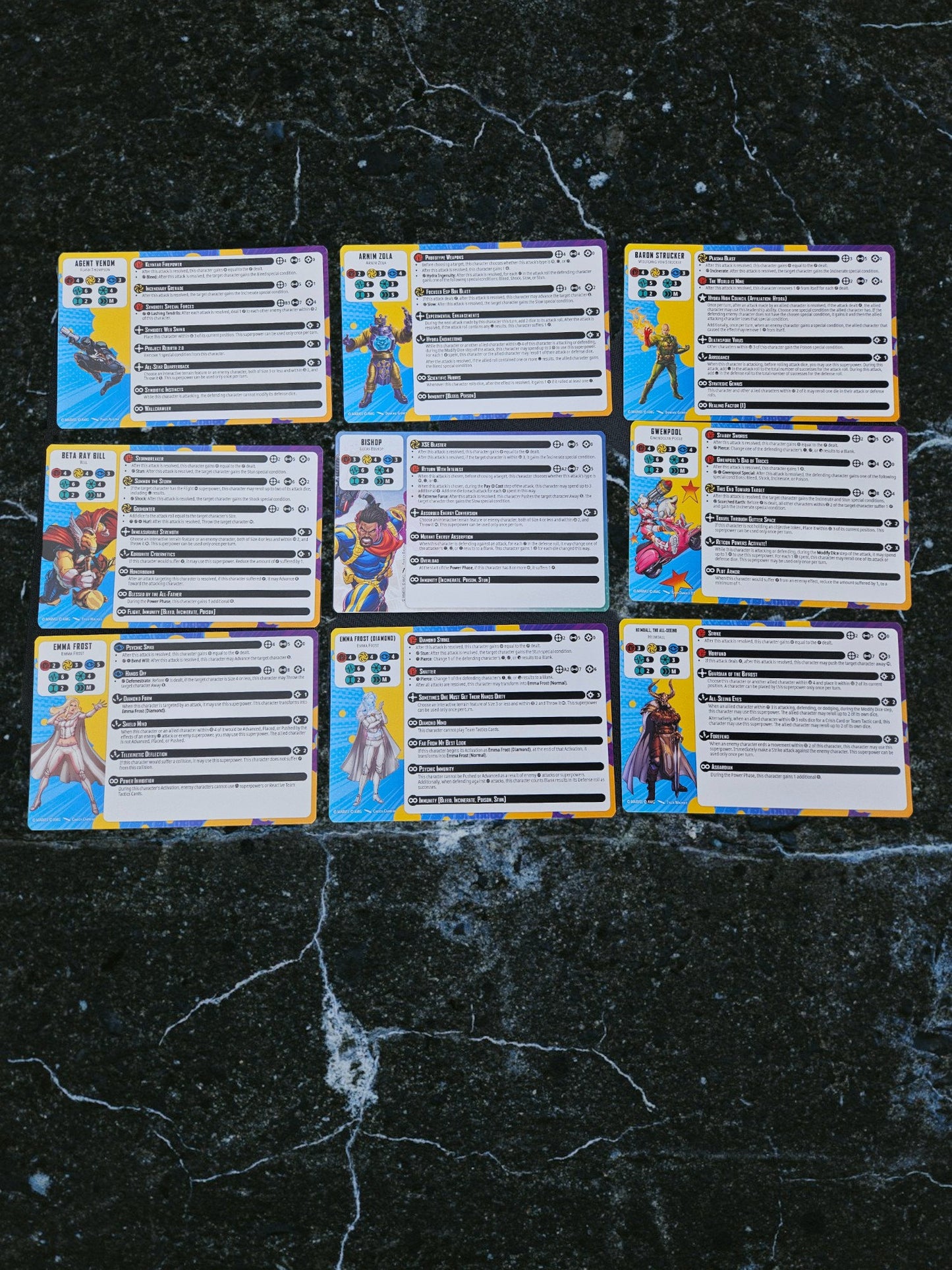 Card Pack 4 - Expansion Pack - MCP - Marvel Crisis Protocol