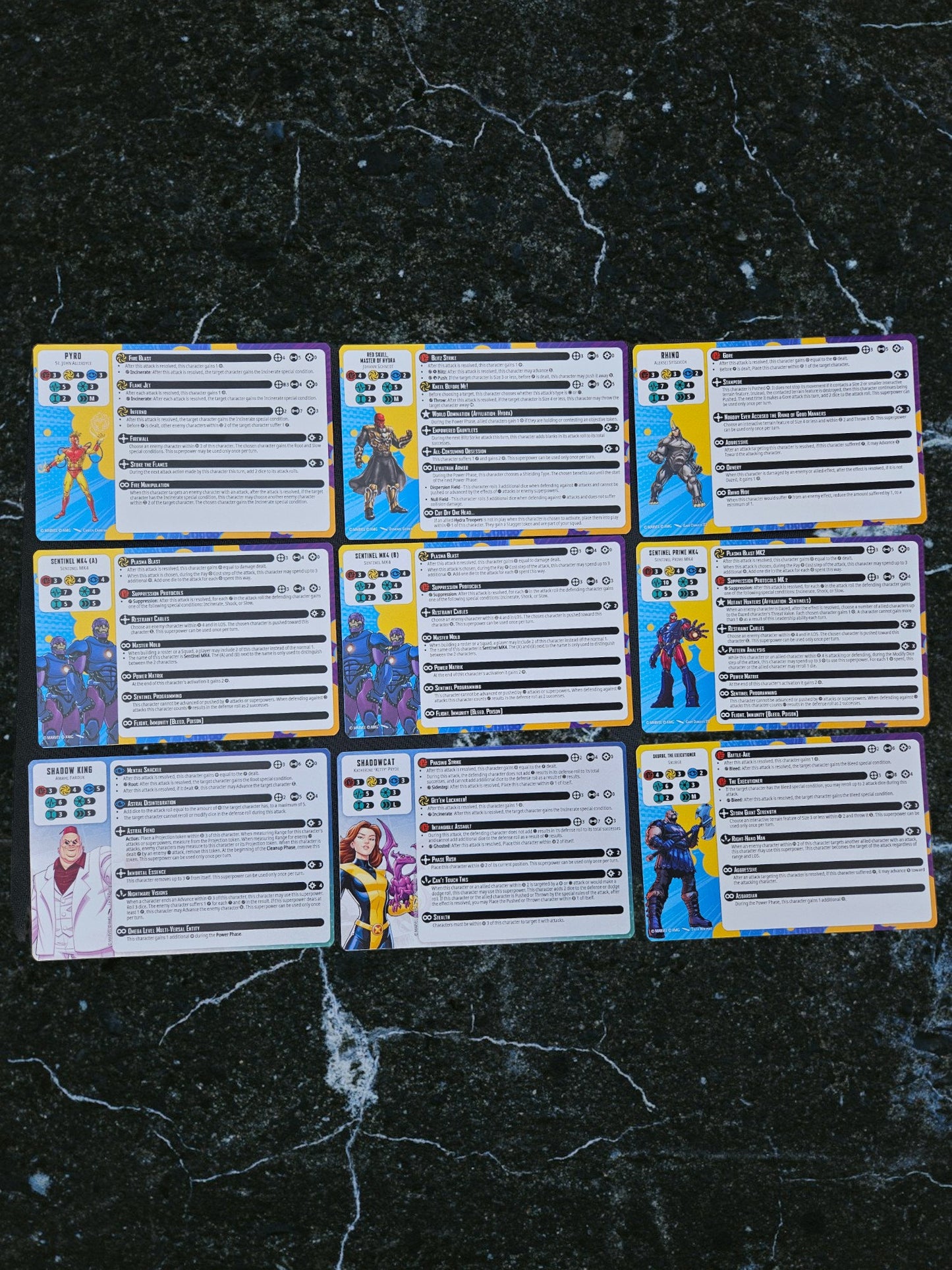 Card Pack 4 - Expansion Pack - MCP - Marvel Crisis Protocol
